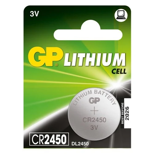 Baterie  3V Lithium Ø24.5х5.0mm CR2450-2C5  GP