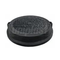 Capac cu rama compozit D400 (nisip+polimer) D.665 (negru) 820(720)x665x140 mm / 74 kg