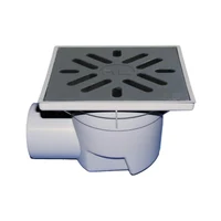 Sifon exterior orizontal D.110 fonta, 244 х 244 mm, H=200 mm, 7 t HL605  HL