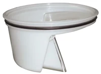 Sifon exterior vertical D.110 fonta, 240 x 240 mm, H=270 mm, 7 t HL606/1  HL 5