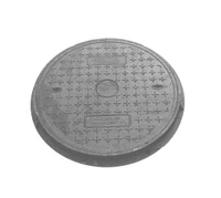 Capac canalizare cu rama D.700x30 / 2 t (gri/gri inchis) (pentru zone pietonale/gradina) (760x45 mm, 25 kg)