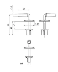 Крепление для сиденья металлическое СУ-5М.10.ЗП  SOLOPLAST 3