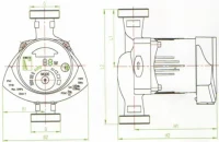 Pompa circulatie MAYER GPA 20-5 (D. 3/4" FE) control automat a debitului CL 3