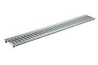 Gratar canalizare din otel galvanizat fara rigola A15 1000x100 mm  SAB