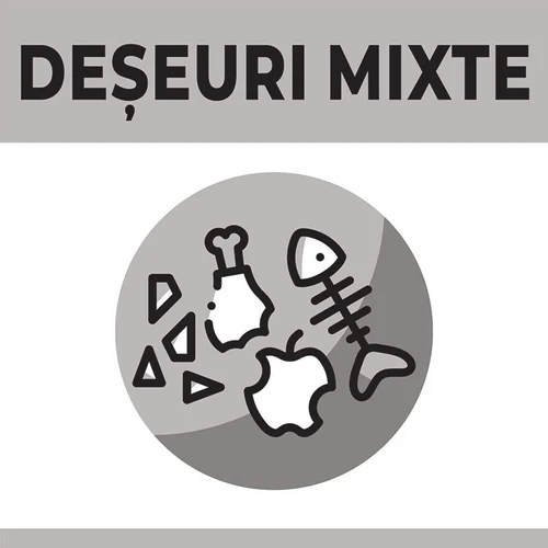 Наклейки "DESEURI MIXTE" мусорных баков для раздельного сбора мусора (160 x 160 мм)