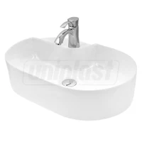 Lavoar oval pe blat 600 x 400 x 145 mm TR41302  CERANO 2