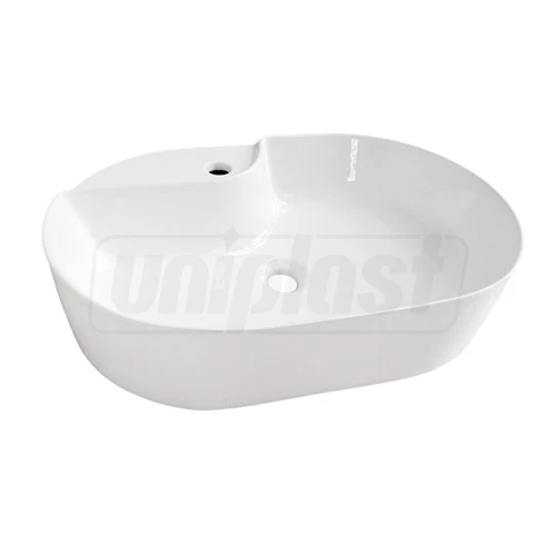 Lavoar oval pe blat 600 x 400 x 145 mm TR41302  CERANO