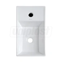 Lavoar dreptunghiular pe blat 405 x 220 x 95 mm, baterie pe dreapta TR41355  CERANO 2