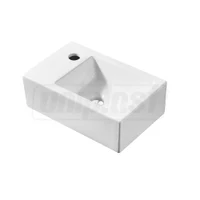 Lavoar dreptunghiular pe blat 370 x 235 x 125 mm, baterie pe stanga TR4331A  CERANO 2
