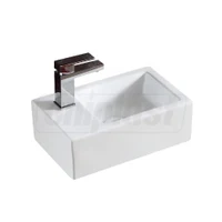 Lavoar dreptunghiular pe blat 370 x 235 x 125 mm, baterie pe stanga TR4331A  CERANO 3