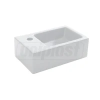Lavoar dreptunghiular pe blat 370 x 235 x 125 mm, baterie pe stanga TR4331A  CERANO