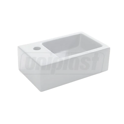 Lavoar dreptunghiular pe blat 370 x 235 x 125 mm, baterie pe stanga TR4331A  CERANO