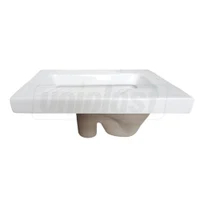 Vas turcesc din ceramica 453 x 582 x 280 mm TR9003  CERANO 3