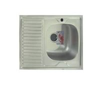 Chiuveta de bucatarie inox 0.6 mm (decor) 60/80 cm dreapta 6080 R