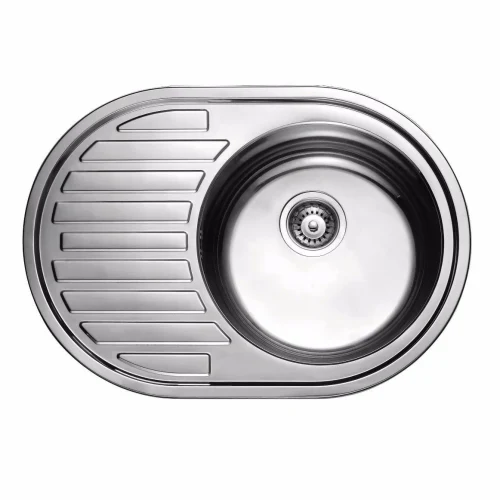 Chiuveta de bucatarie inox 0.6 mm (decor) 57/45 cm dreapta 5745R