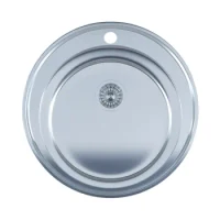 Chiuveta de bucatarie inox 0.8 mm (decor) Ø 51 cm (510)