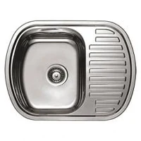 Мойка кухонная нержавеющая 0.8 мм (decor) 49/63 см левая 4963 L