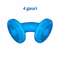Отвод фланцевый чугунный D. 50 x 90° PN10/16 (L=150 мм) (4 отверстия)  BOHAMET