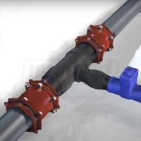 Mufa larga toleranta  D. 65 (63-90) MULTI/JOINT® 3007  +GF+ 3