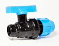 Robinet PP cu bila D. 1.1/2" FI / T  UNISERA 2
