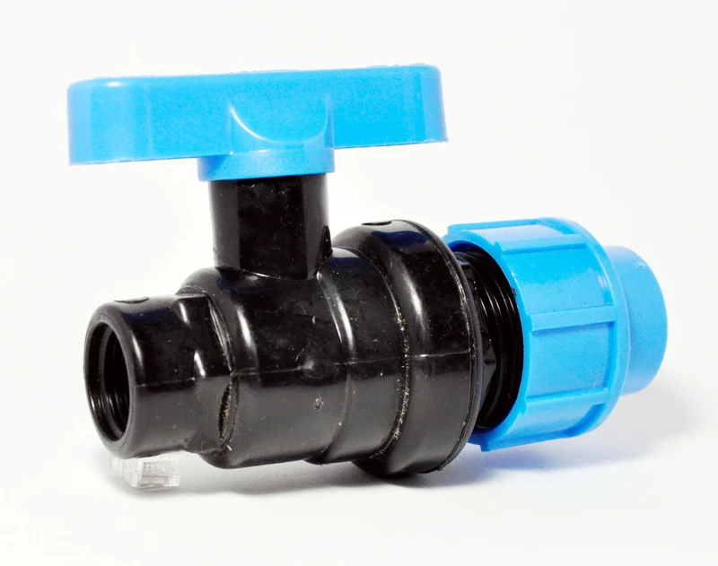 Robinet PP cu bila D. 1.1/2" FI / T  UNISERA 2