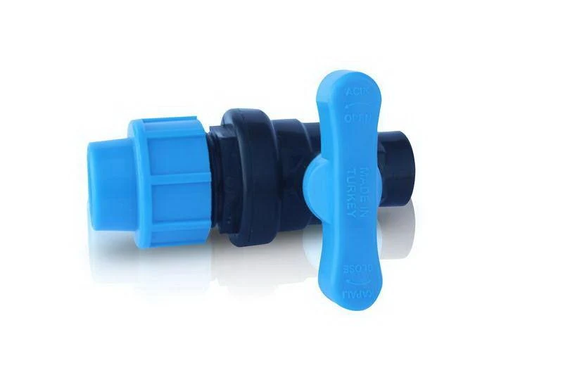 Robinet PP cu bila D. 1.1/2" FI / T  UNISERA 4