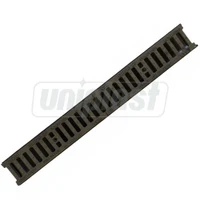 Rigola canalizare PP cu grila din fonta B125 1000x100x100 mm  SAB 2