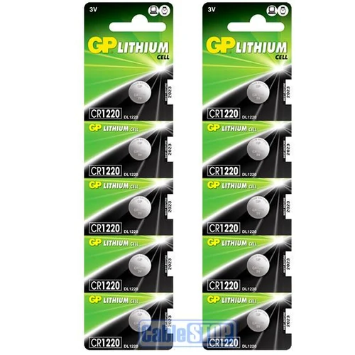 Baterie  3V Lithium Ø12.5х2mm CR1220-7C5  GP