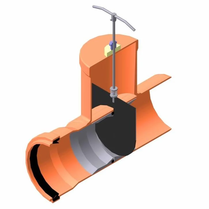 Robinet sertar canalizare PVC D.160  MP 4