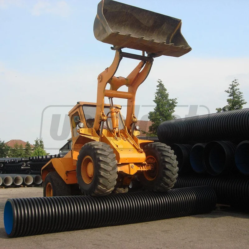 Teava corugata HDPE SN8 OD. 200 (176) mufata cu garnitura L=6 m 4