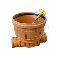 Baza camin de inspectie PP D.400/160 H=526 mm (1 intrare/1 iesire) K40P16ZB  KARMAT