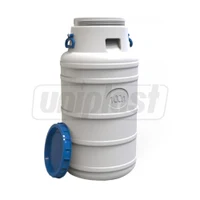 Бидон 100 л (белый) с ручками H=0.79 м/W=0.425 м EVRO PLAST 2
