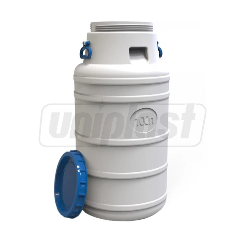 Бидон 100 л (белый) с ручками H=0.79 м/W=0.425 м EVRO PLAST 2