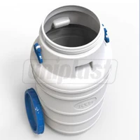 Бидон 100 л (белый) с ручками H=0.79 м/W=0.425 м EVRO PLAST 3