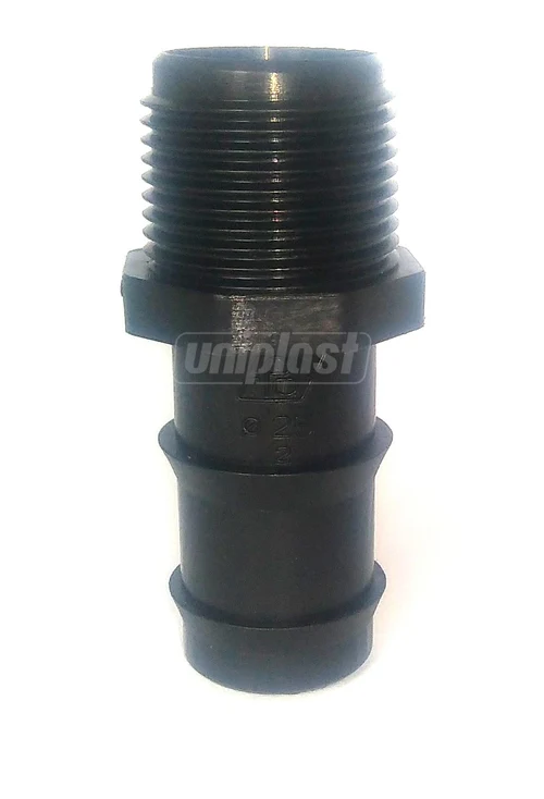 Adaptor cu portfurtun D. 25x3/4" FE (negru) 15010-3-CO
