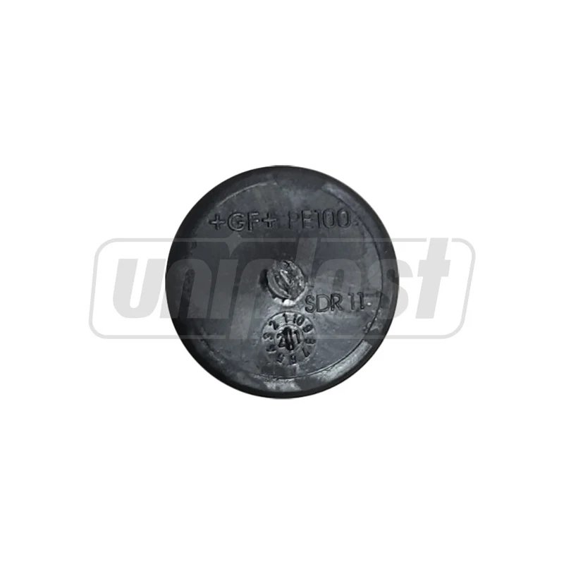 Заглушка D. 40 PE100 SDR11 PEHD/PN16  +GF+ 2