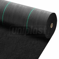 Agrotextil  90 g/m² (negru cu linie verde) (1 m х 5 m)  UNITAPE