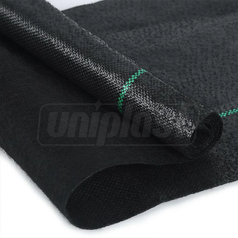 Agrotextil  90 g/m² (negru cu linie verde) (1.6 m х 10 m)  UNITAPE 2