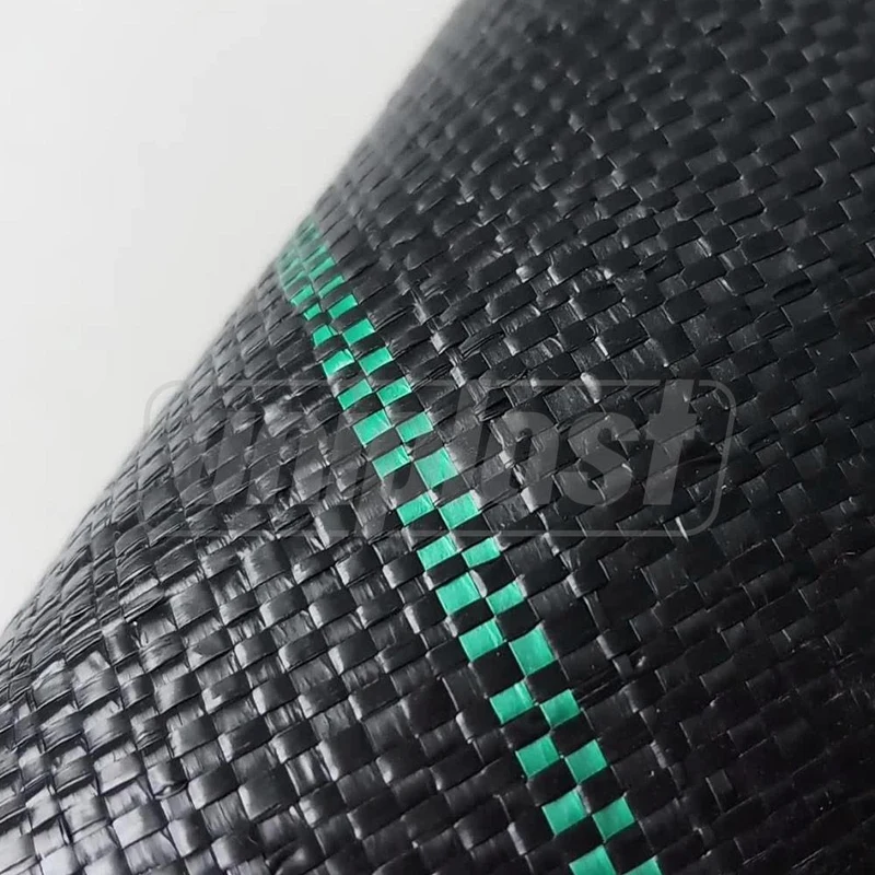 Agrotextil  90 g/m² (negru cu linie verde) (3.2 m х 10 m)  UNITAPE 4