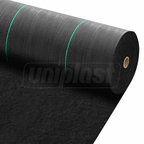 Агроткань  90 г/м² (черная с зеленой полосой) (3.2 м x 10 м)  UNITAPE