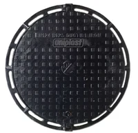 Capac din fonta D.600 EN-124 B125 28 kg cu lacat N2 (630x730x45 mm)