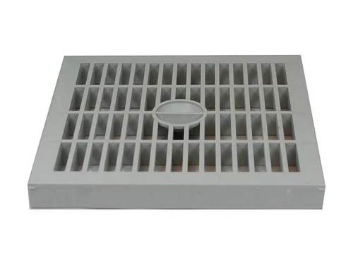 Grila pentru cutie "COMPACT" PVC 200x200 mm (gri)  MUFLESYSTEM