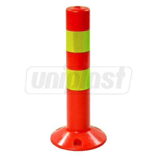 Stalp antiparcare mobil reflectorizant H=75 cm (3 bolturi in set)