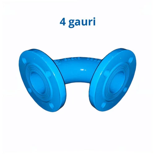 Отвод фланцевый чугунный D. 65 x 90° PN10/16 (4 отверстия)  BLUCAST