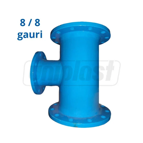 Teu fonta cu flanse  D.200 PN10 L=520 mm (8 gauri)  BLUCAST