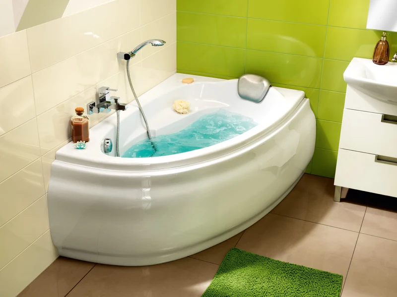 Сada de baie din acril CERSANIT Joanna 150 x 95 cm dreapta asimetrica (1030) 3