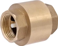Обратный клапан пружинный D.  3/4" М/М бронзовый BRASS 2