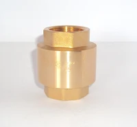 Обратный клапан пружинный D.  3/4" М/М бронзовый BRASS 4
