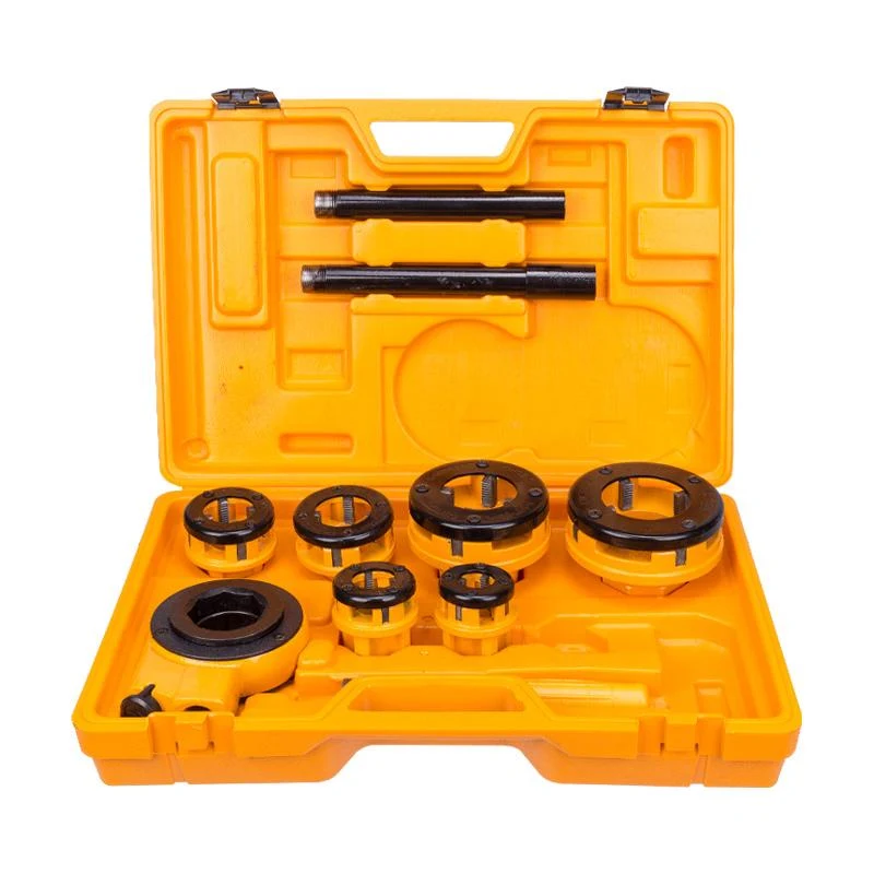 Комплект для нарезки резьбы 1/2", 3/4", 1", 1.1/4", 1.1/2", 2" Professional  DINGQI 5