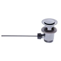 Ventil lavoar click-clack D. 1.1/4" (crom) cu tija PUP01  GPD